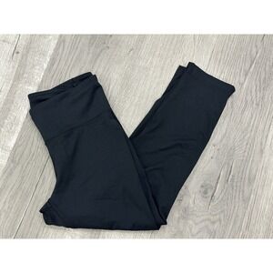 Columbia Active Women's Size M Leggings Black Pull-On Stretch Cropped EUC